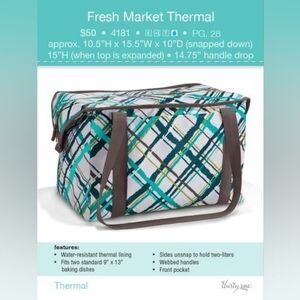 thirty-one Fresh Market Thermal Sea Plaid